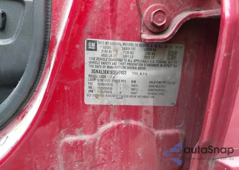 2014 Chevrolet Captiva Sport Lt from USA, damaged, VIN 3GNAL3EK1ES667433